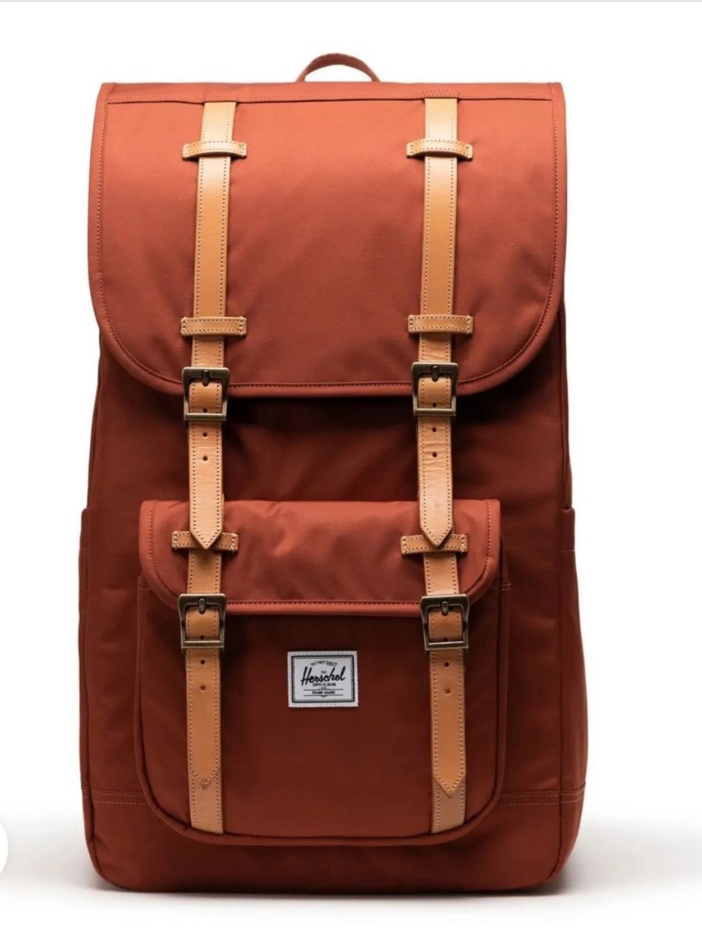 Herschel Supply Company Rust Backpack with Tan Straps